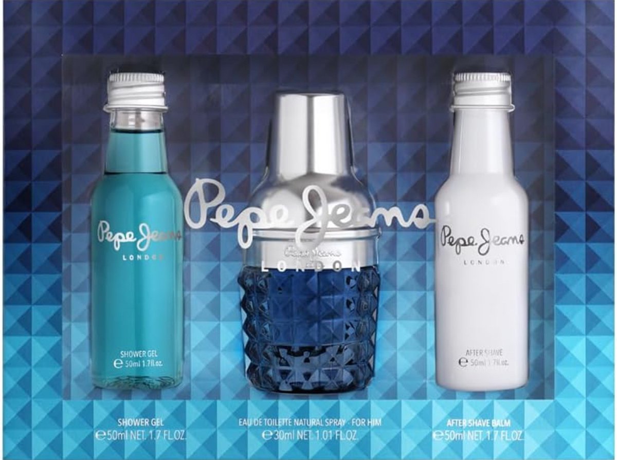 Pepe Jeans voor hem - Gift set - Eau de Toilette 30 ml - Showergel 50 ml - Aftershave 50 ml