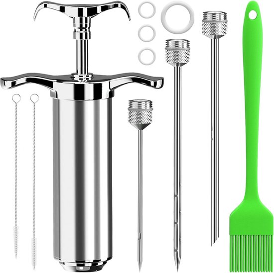 ZITFRI 2 pcs Griffes à Viande avec Seringue Alimentaire de Cuisine 60ml ZITFRI 2 pcs Griffes à Viande avec Seringue Alimentaire de Cuisine 60ml