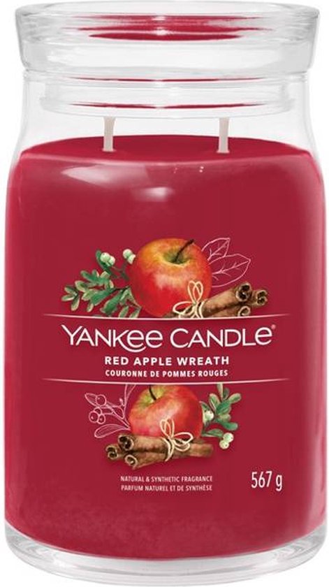 Yankee Candle - Red Apple Wreath - Signature Large Jar