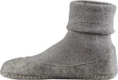 FALKE Cosyshoe Teens Noppen op de zool wol huissokken kinderen grijs - maat 33-34