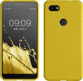 kwmobile telefoonhoesje geschikt voor Google Pixel 3a XL - Hoesje voor smartphone - Back cover in stralend geel