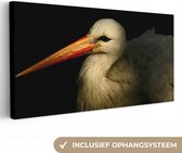 Tableau Vogel - Bec - Ressorts - 80x40 cm - Décoration murale