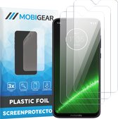 Mobigear Screenprotector geschikt voor Motorola Moto G7 Plus | Mobigear Screenprotector Folie - Case Friendly (3-Pack)