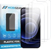 Mobigear Screenprotector geschikt voor Apple iPhone 12 | Mobigear Screenprotector Folie - Case Friendly (3-Pack)