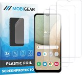 Mobigear Screenprotector geschikt voor Samsung Galaxy A12 | Mobigear Screenprotector Folie - Case Friendly (3-Pack)