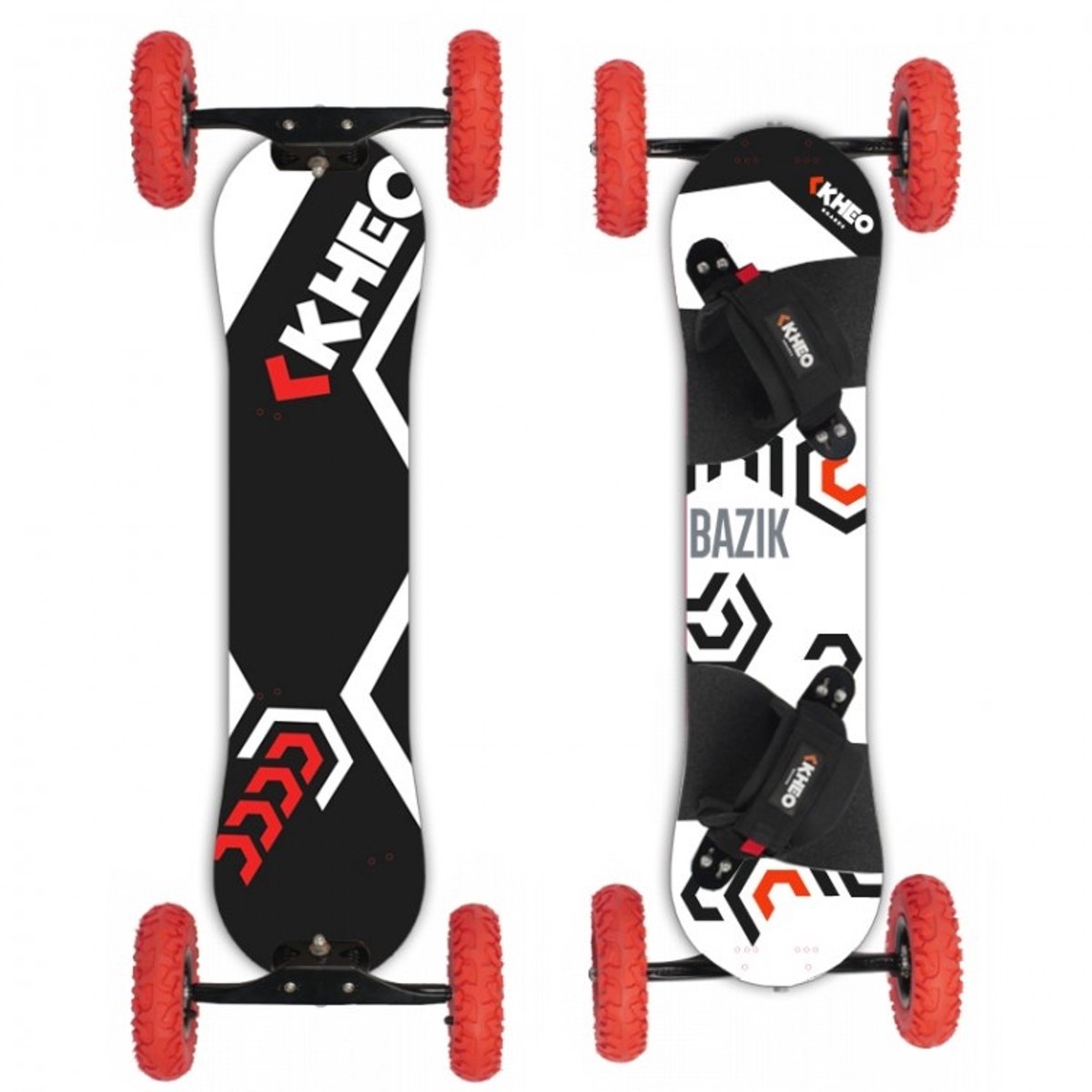 Kheo Bazik V4 mountainboard 8 inch wielen