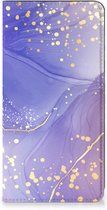 Bookcase adaptée au Samsung Galaxy S20 FE Aquarelle Violet