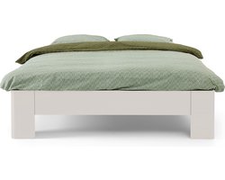 B Bright Fresh 500 Bed 120 x 220 cm - Bedframe Wit - Bedombouw - Instaphoogte: 50cm - Tweepersoonsbedden