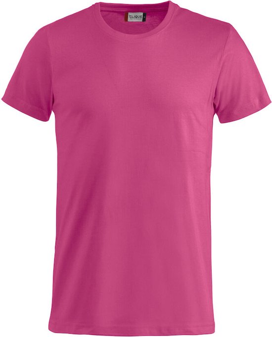 Clique 2 Pack Basic Fashion-T Modieus T-shirt kleur Helder Kersen maat XS