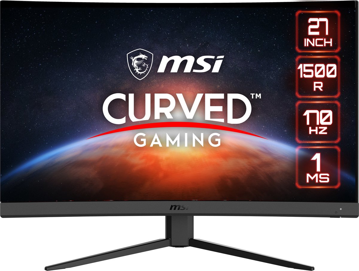MSI G27CQ4 E2 - QHD Curved Gaming Monitor - 170Hz - 27 Inch