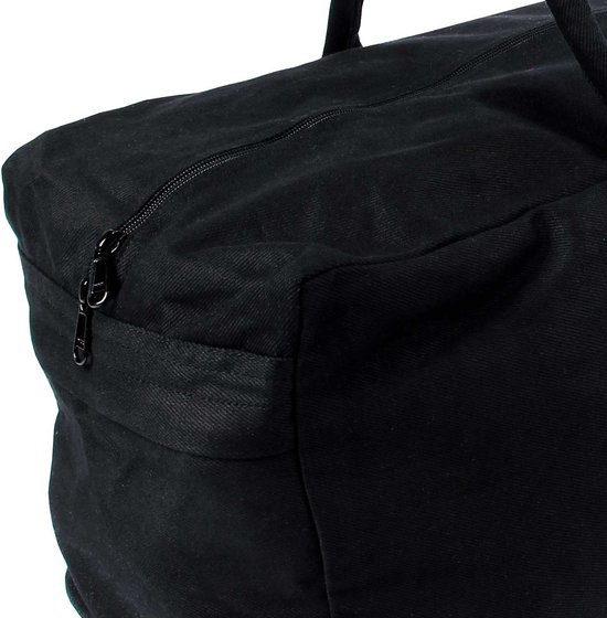 Kit bag 62x22x22 cm 100% katoen iyengar yoga zwart — afbeelding 2