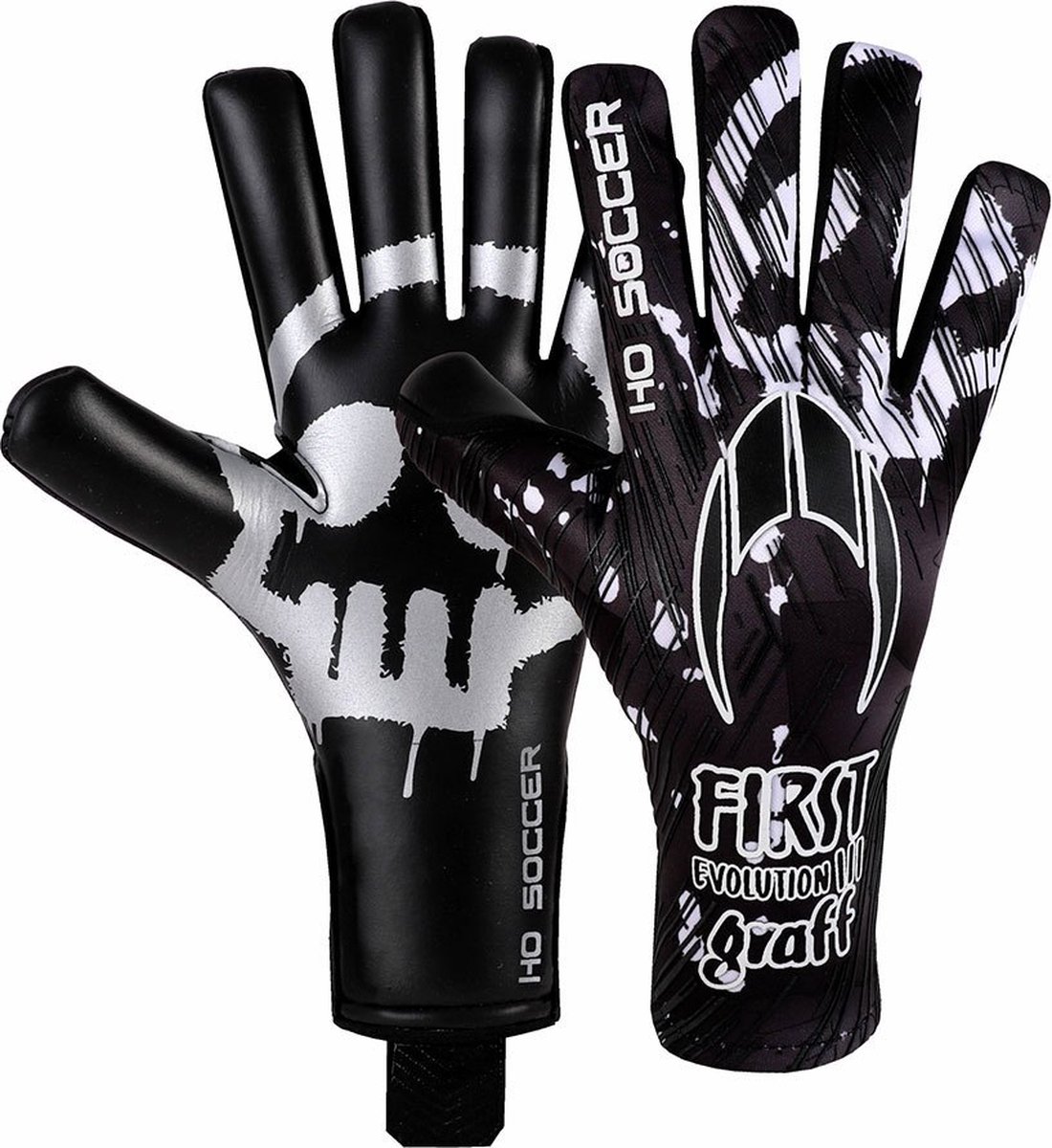 Ho Soccer First Evolution Iii Graffiti Creepy Keepershandschoenen Zwart 3.5 Kinderen