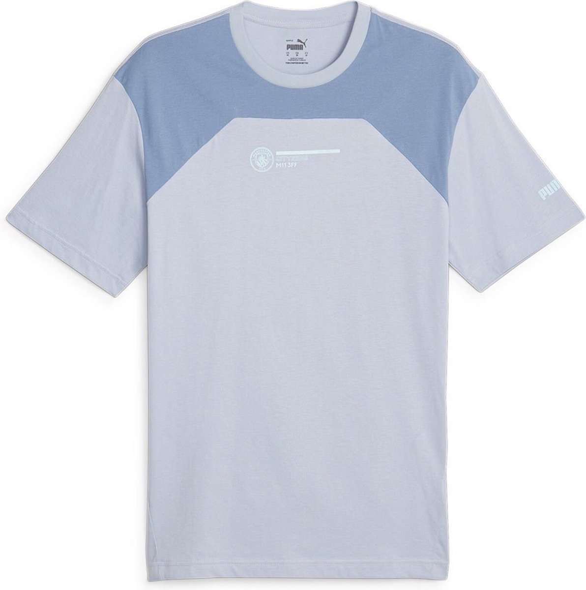 Puma Mcfc Football Culture T-shirt Met Korte Mouwen Blauw XL Man