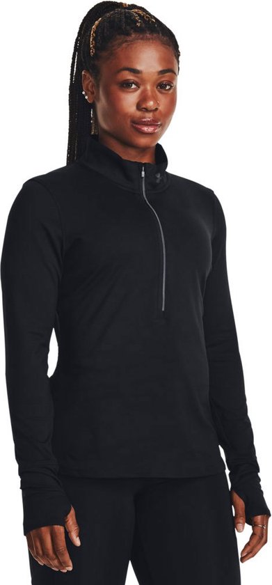 Foto: Under armour damen laufshirt ua qualifier run 1 2 zip black m us md 