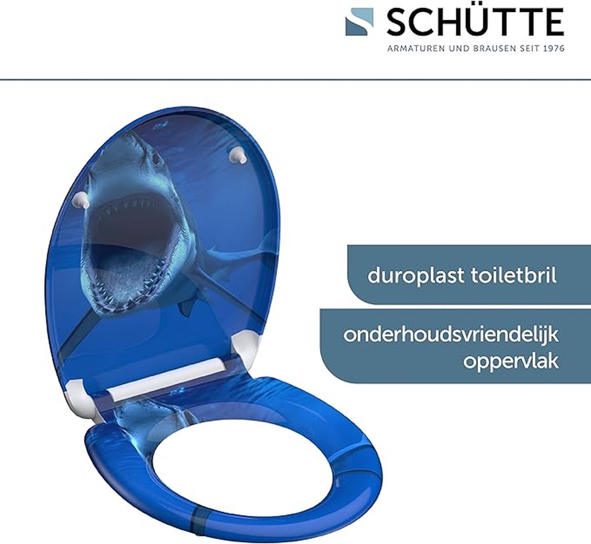 Goedkoopste closing mechanism I High quality - toiletdeksel met snelsluiting voor eenvoudige reiniging, Duroplast wc-deksel