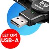 MINI ZWART - USB A