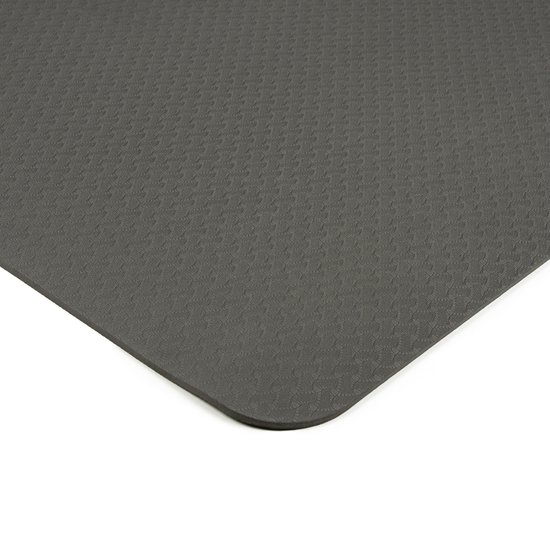 Rubbermagazijn - Yogamat - Zwart - 183x61cm| Fitnessmat - Dikte 6mm van Rubbermagazijn — afbeelding 4