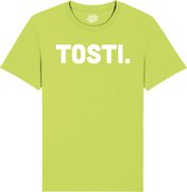 Tosti - Snack Outfit - Grappige Eten En Snoep Spreuken en Teksten Cadeau - Dames / Heren / Unisex Kleding - Unisex T-Shirt - Appel Groen - Maat XXL