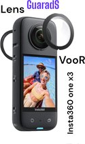 PULUZ Waterdichte Lens Guard Beschermhoes Voor Insta360 X3 Anti-kras Upgrade Optische Glas Lens Protector Voor Insta360 X3 Accessoires