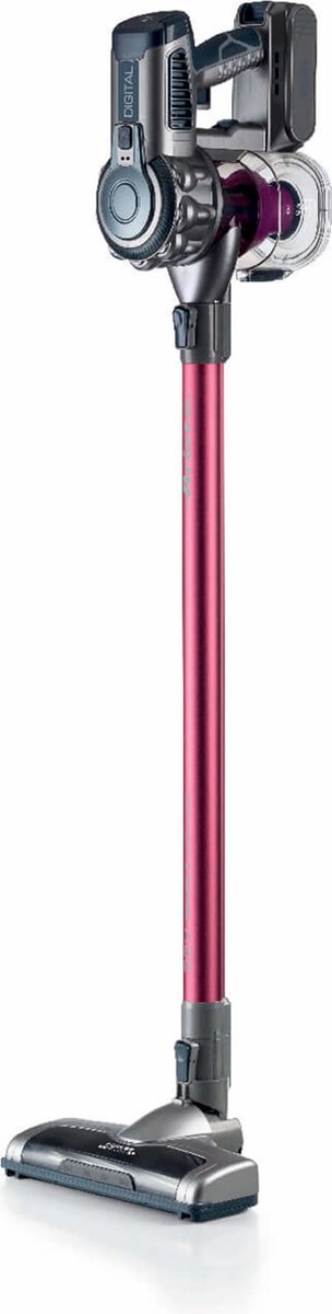 Ariete 2758 - draadloze steelstofzuiger - met opzetstukken - Kruimeldief - 45 min accuduur - roze