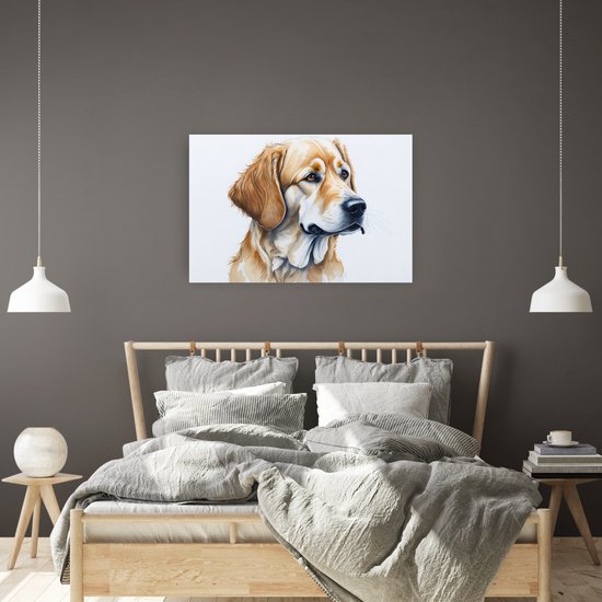 Golden Retriever liggend 60 cm - knuffel - knuffeldier Inkopen via de online groothandel