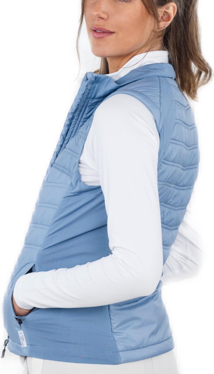 Func Factory dames Hybride Bodywarmer Shelly faded blue 44 van Func Factory — afbeelding 2
