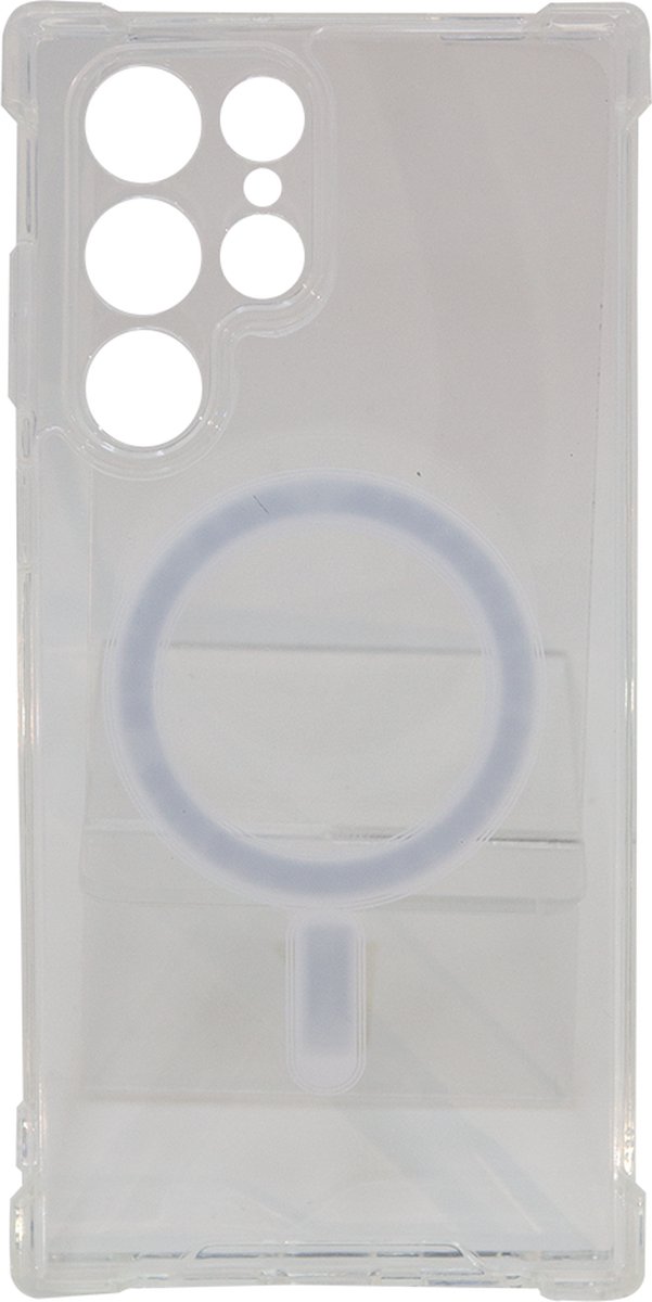 Geschikt Voor Samsung Clear Cover - Samsung Galaxy S23 Ultra - Transparant