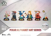 Beast Kingdom Toys Pixar - Mini Diorama Stage Statues 6-pack 100 Years of Wonder-Pixar Alphabet Art 10 cm Verzamelfiguur - Multicolours