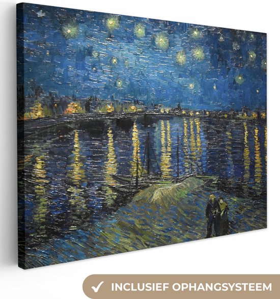 Tableau Toile Van Gogh - Pont - Maîtres Anciens - 40x30 cm - Décoration murale