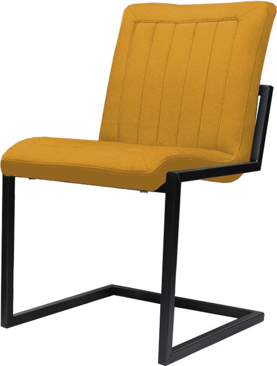 Eetkamerstoel - Lara - stof Element goud 08