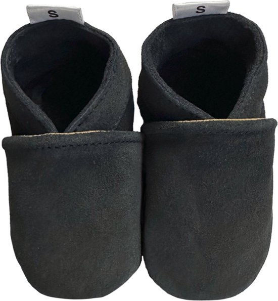 BabySteps babyslofjes Grafiet Grijs Suede Maat EUR 22/23