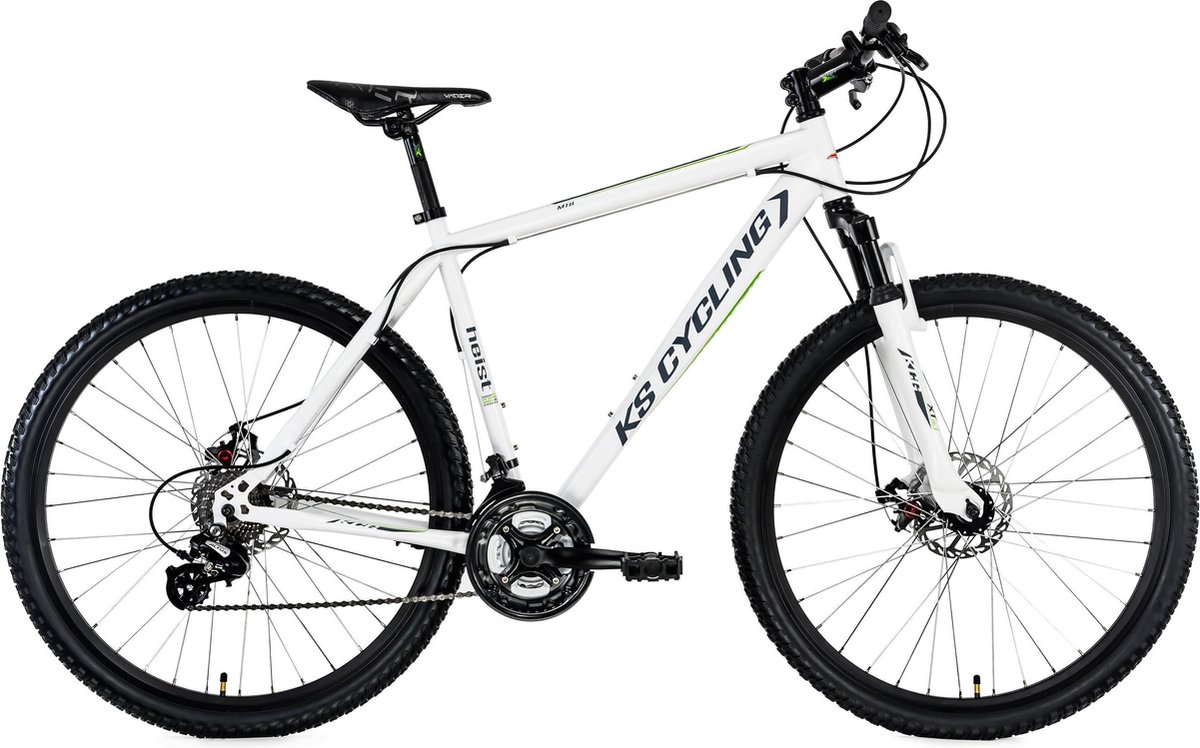 KS Cycling Fiets Hardtail mountainbike 27 5"" Heist met 24 versnellingen wit 46 cm