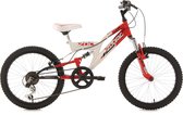 Ks Cycling Mountainbike 20'' kinderfiets Zodiac van KS Cycling, wit-rood, FH 31 cm - 31 cm