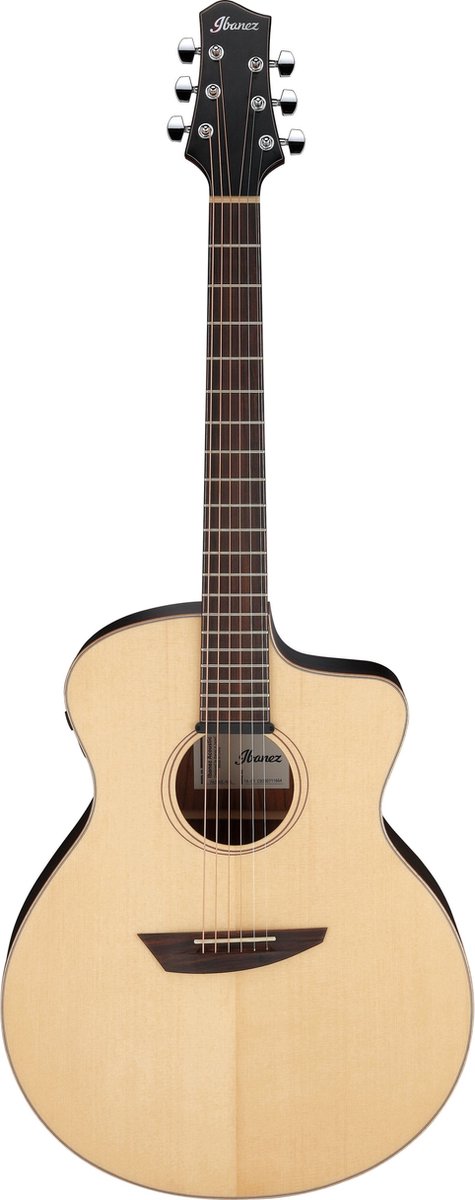 Ibanez PA300E Natural Satin Top elektrisch-akoestische westerngitaar met gigbag