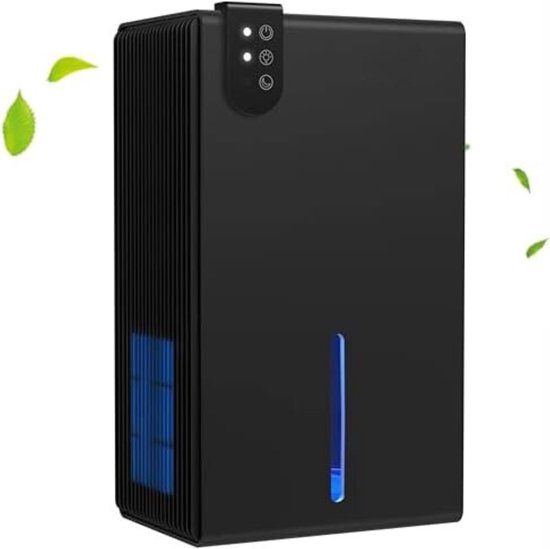 Luchtontvochtigers voor Thuis, 800ml 10W Stille Kleine Luchtontvochtiger voor Badkamer, Draagbaar Mini-ontvochtiger Automatische Uitschakeling voor Slaapkamer Badkamer RV Wasserij