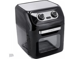 Just Perfecto 12-in-1 Airfryer Oven XXL 12l - 1800W - Inclusief 7 Accessoires - RVS - Heteluchtfriteuse Oven - 12 Programmas - Braden, Grillen, Bakken, Roosteren én Frituren En Meer - Ideaal Kerst En Nieuwjaar geschenk!