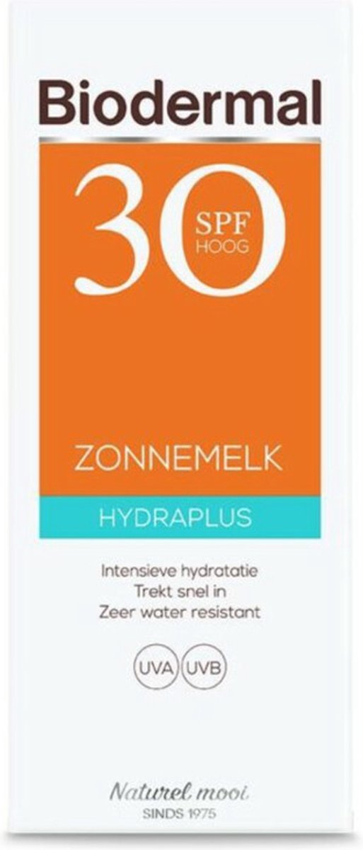 Goedkoopste 2x Biodermal Hydraplus Zonnemelk SPF 30 200 ml