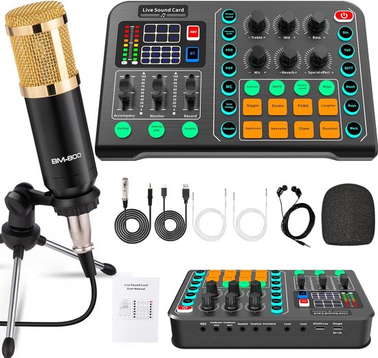 Podcast Starterset - Podcast Microfoon - Complete Set - Podcast Equipment