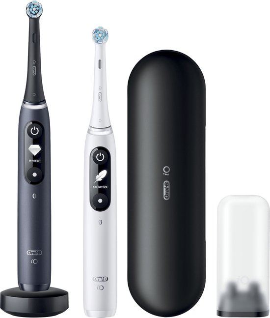 Oral-B iO 7 - Elektrische Tandenborstels - Zwart en Wit - Oral B