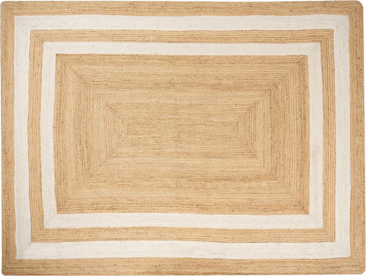 Tapis en jute beige 300 x 400 cm ESENTEPE 