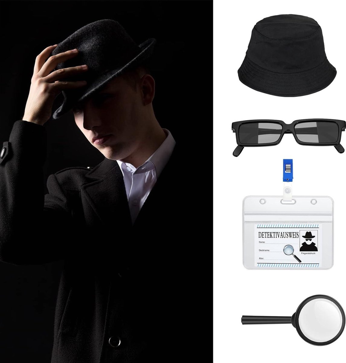 Detective Met Een Notitieblok En Pen Vector Illustratie - Illustratie van persoon, karakter: 77576916