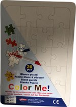 Puzzel kleuren zelf puzzel maken crea activiteit a5 puzzel kado kinderen Jongen meisje puzzelen maak je eigen puzzel