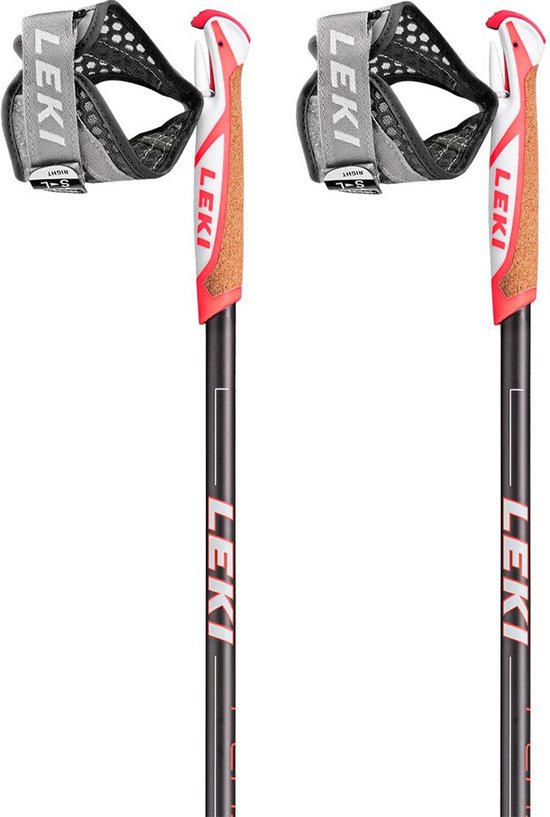 Leki Skistok Bold S Dark-Anthra Zwart, Rood 115 kopen
