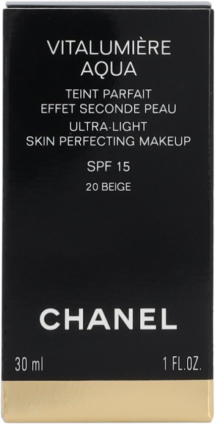 Chanel Vitalumiere Aqua Ultra-Light Skin Perfecting Makeup SPF 15 - #20  Beige 30 ml / 1 oz