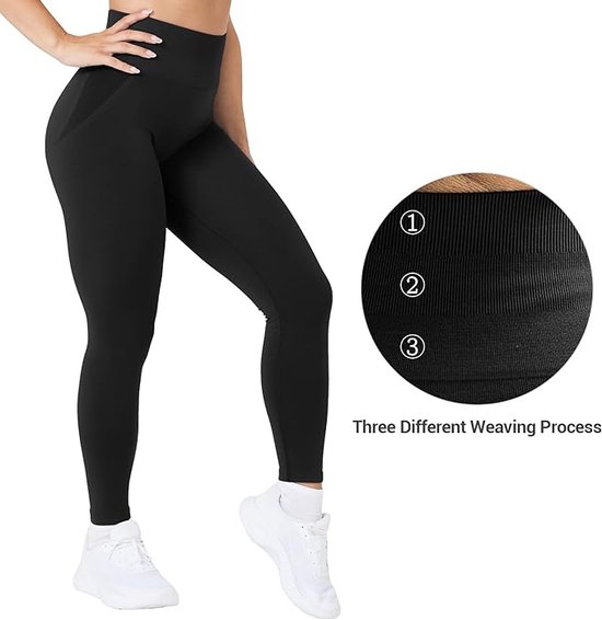 Pantalon De Yoga Femme Taille Haute évasé Avec Poche - Effet Push-up, Contrôle Du Ventre, Tissu Stretch Opaque - 8