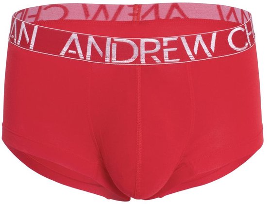 Andrew Christian Happy Modal Boxer w/ ALMOST NAKED® Red - MAAT S - Heren Ondergoed - Boxershort voor Man - Mannen Boxershort