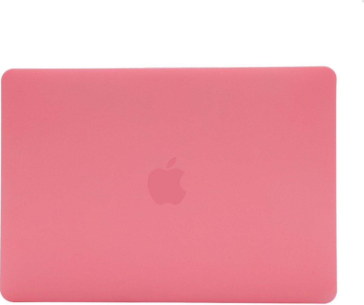 Mobigear Laptophoes geschikt voor Apple MacBook Air 15 Inch (2023-2025) Hoes Hardshell Laptopcover MacBook Case | Mobigear Cream Matte - Roze - Model A2941 / A3114 / A3241