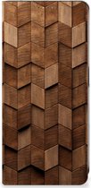 Book Wallet Case geschikt voor OnePlus Nord CE 3 Lite Wooden Cubes