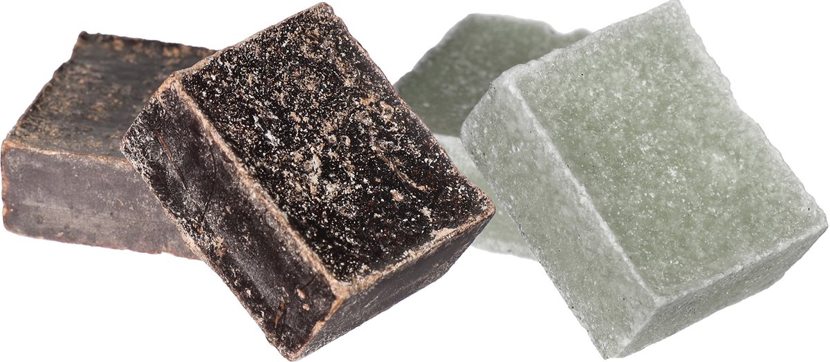 Ideas4seasons Amberblokjes/geurblokjes - jasmijn en ylang ylang - 6x stuks - huisparfum