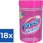 Vanish Oxi Action Poeder - Vlekverwijderaar Voor Gekleurde Was - 1-5 kg - Voordeelverpakking 18 stuks
